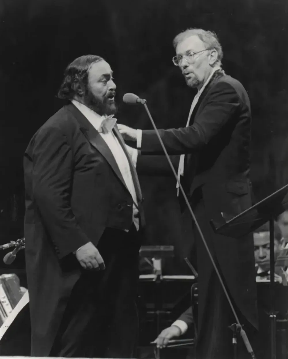 Concierto con Luciano Pavarotti en Valencia, 1998